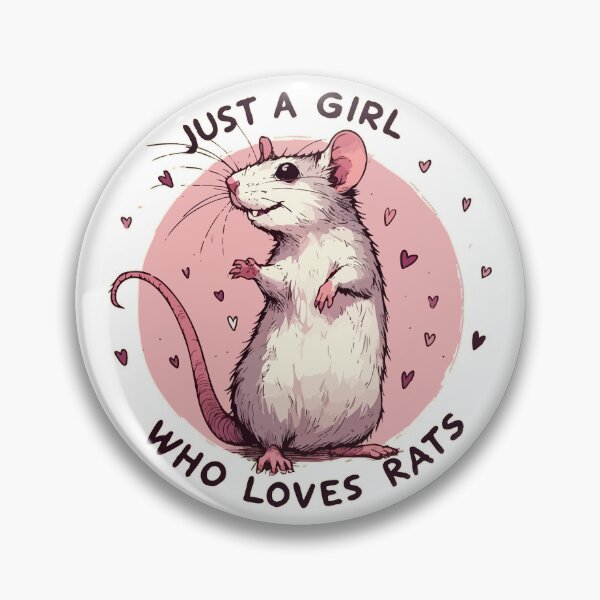 Item preview, Just A Girl Who Loves Rats Cute Rat designed and sold by TomFrontierArt.