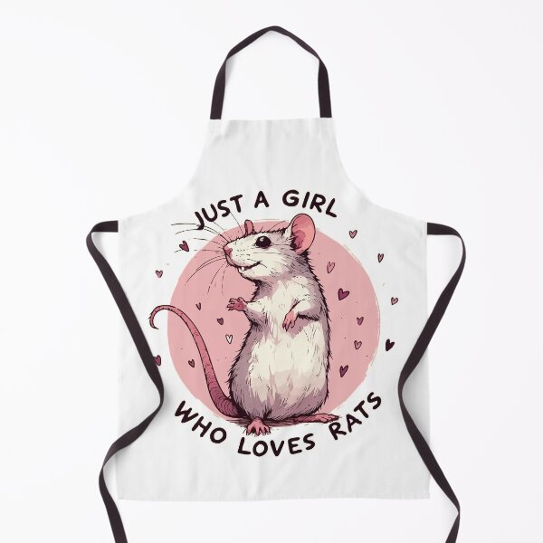 Item preview, Just A Girl Who Loves Rats Cute Rat designed and sold by TomFrontierArt.