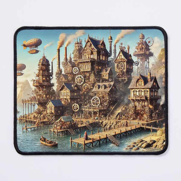 Item preview, Steampunk Harbor City designed and sold by Amanda's Factory.