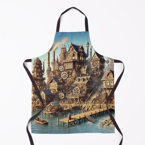 Item preview, Steampunk Harbor City designed and sold by Amanda's Factory.