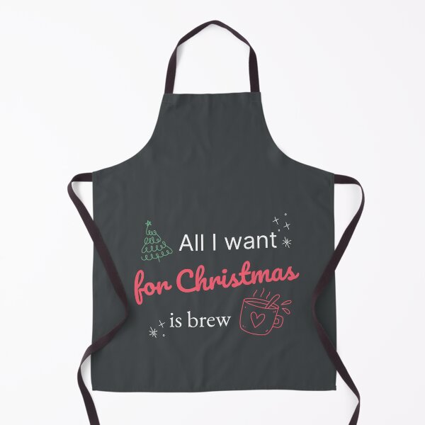 Item preview, All I Want for Christmas is Brew - Holiday Humor for Coffee Lovers designed and sold by RetroPrism.