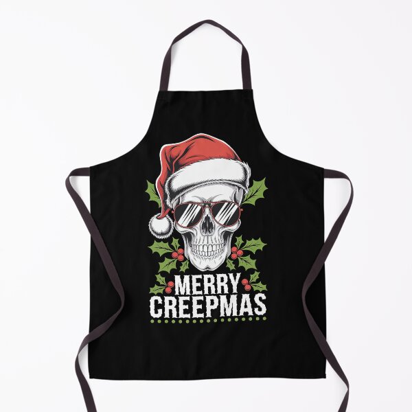 Item preview, Merry Creepmas: Skull in Sunglasses Funny Horror Christmas designed and sold by SpookshowDesign.