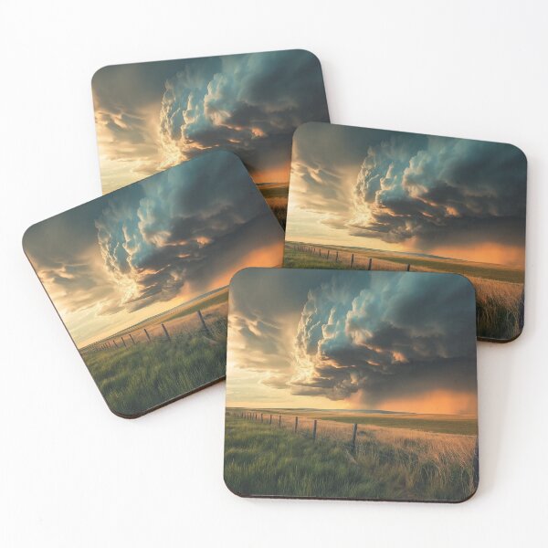 Item preview, A Stormy sunset fields - Landscape photography designed and sold by TheArtistOf2022.