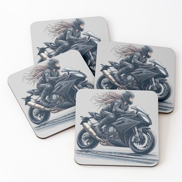 Item preview, Motorcycle Girl, Woman on the motorcycle, Moto passion, Sport Bike designed and sold by Cr320.