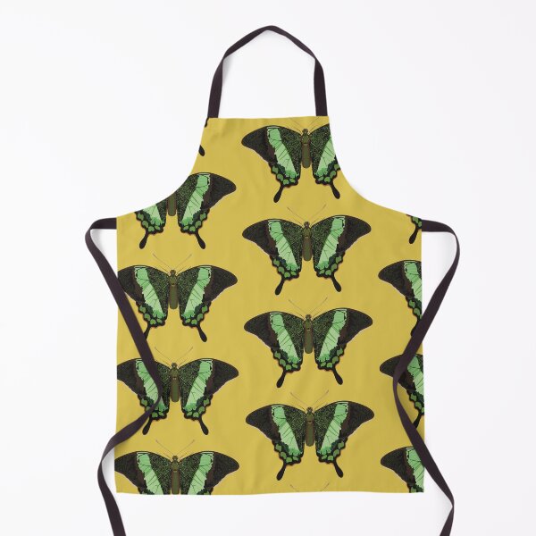 Item preview, E is for Emerald Swallowtail Moth ,Emerald Swallowtail – Striking Green Butterfly Wildlife Illustration designed and sold by PrettylittlepastelUk.