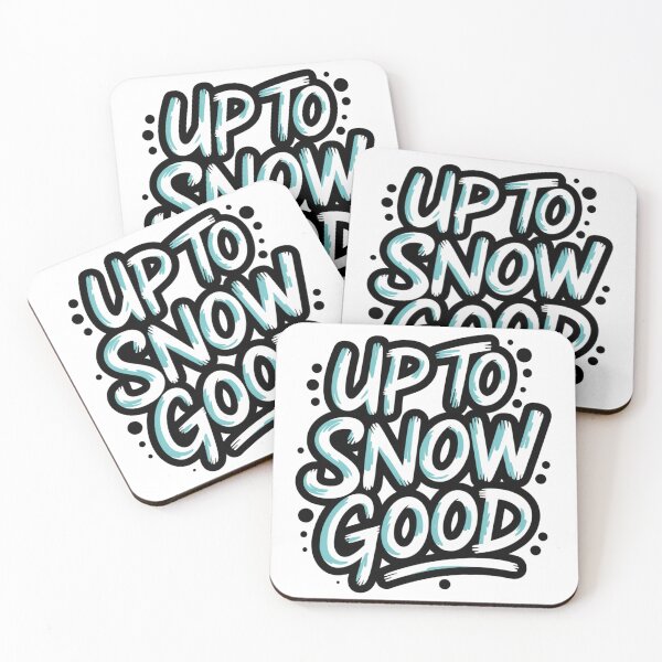 Item preview, Christmas Puns/Up To Snow Good/Funny Christmas Quotes designed and sold by RadiantRoost.