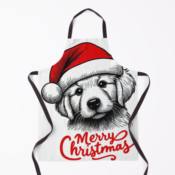 Item preview, Golden Retriver Puppy Merry Christmas designed and sold by Outlandishrob.