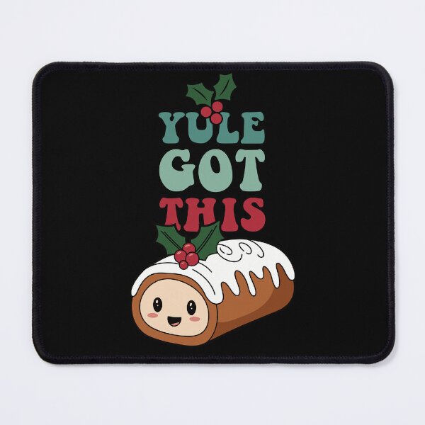 Item preview, Yule Got This Groovy Retro Christmas Holiday Yule Log designed and sold by darkskydelights.