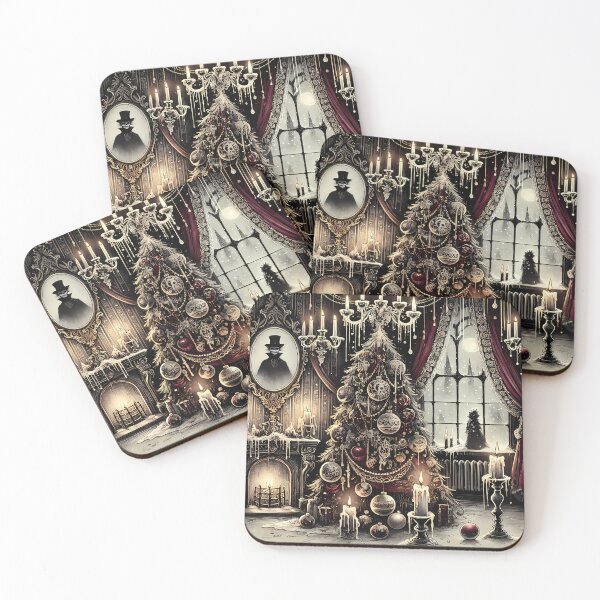 Item preview, Season's Hauntings - Gothic Holiday Card designed and sold by ArizonaWitches.