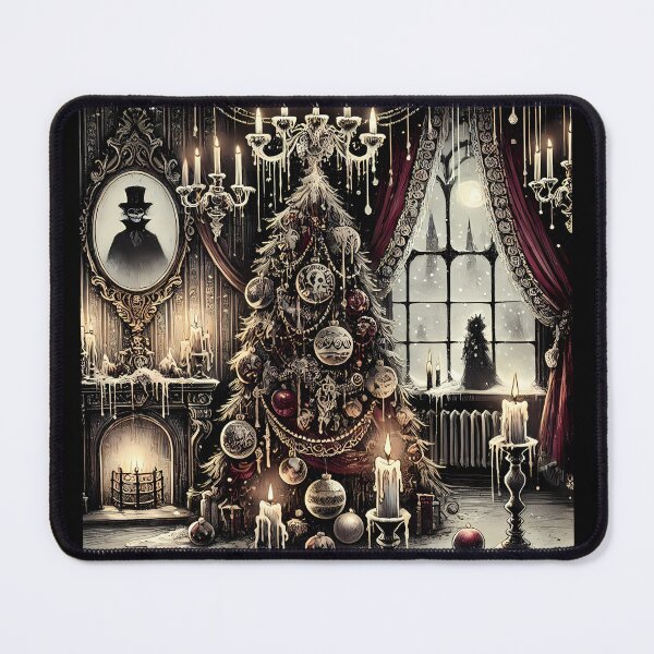 Item preview, Season's Hauntings - Gothic Holiday Card designed and sold by ArizonaWitches.