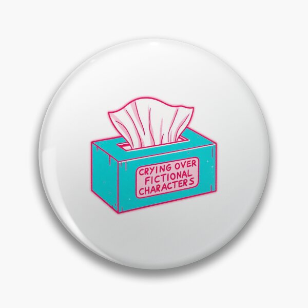Item preview, Crying over fictional characters tissue box designed and sold by maistrokes.