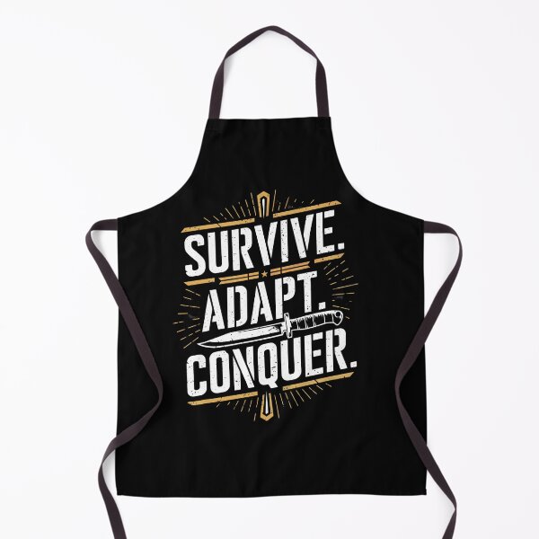 Item preview, Survival Ready: Knife and Resilience Design designed and sold by TeeGrit.