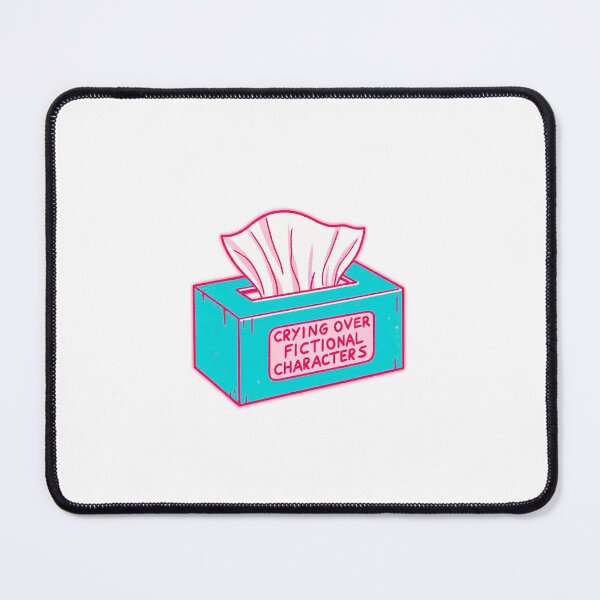 Item preview, Crying over fictional characters tissue box designed and sold by maistrokes.