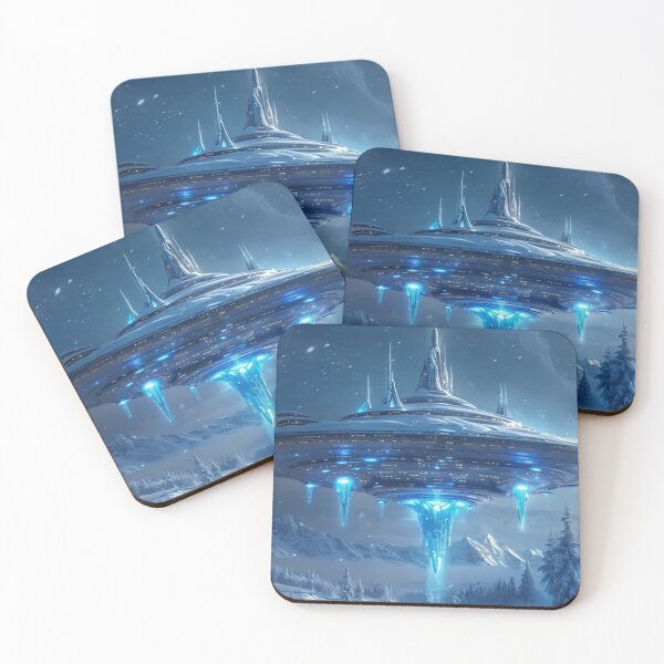 Item preview, Celestial Winter Fortress - Alien World designed and sold by eXtraHumans.
