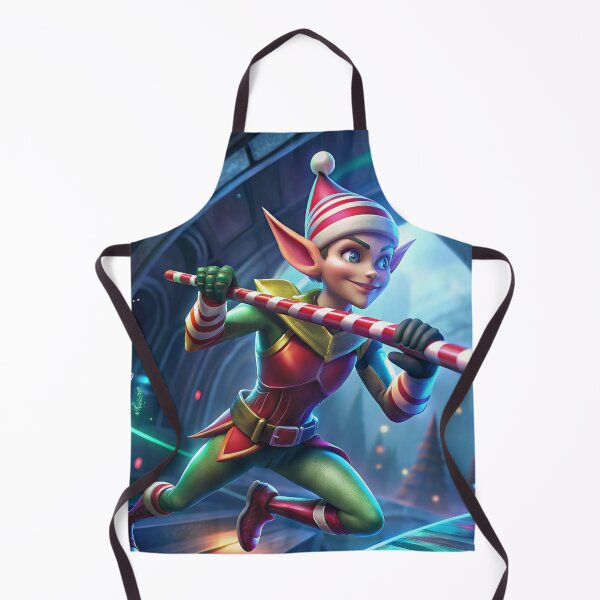 Item preview, Elf Ears Christmas Pole Vaulter designed and sold by Toonlympics.