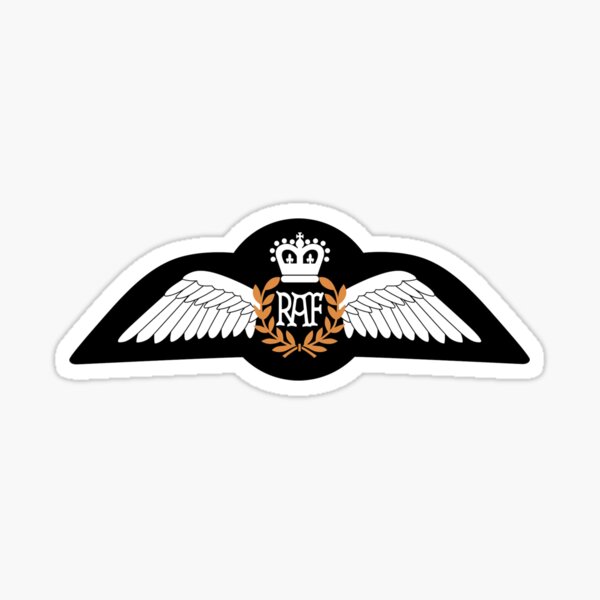 Vista previa del artículo con la obra «Alas de piloto de la RAF», diseñado y vendido por Anthony Hiorns.