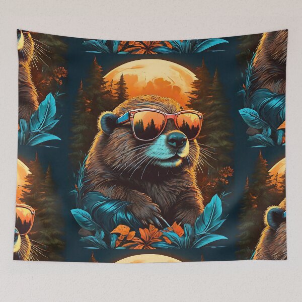 Item preview, Bober with Sunglasses designed and sold by Marcicev-Bojan.