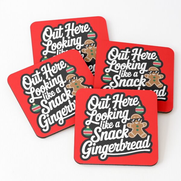 Item preview, Out Here Looking Like A Snack Gingerbread designed and sold by MaxxerDesigns.