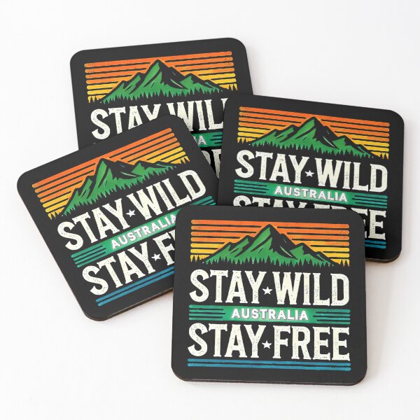 Item preview, Stay Wild Stay Free Australia designed and sold by Amanda's Factory.