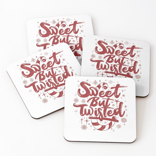 Item preview, Candy Cane Sweet But Twisted Christmas holiday Quote Saying Candy Cane designed and sold by Otmanestickers.