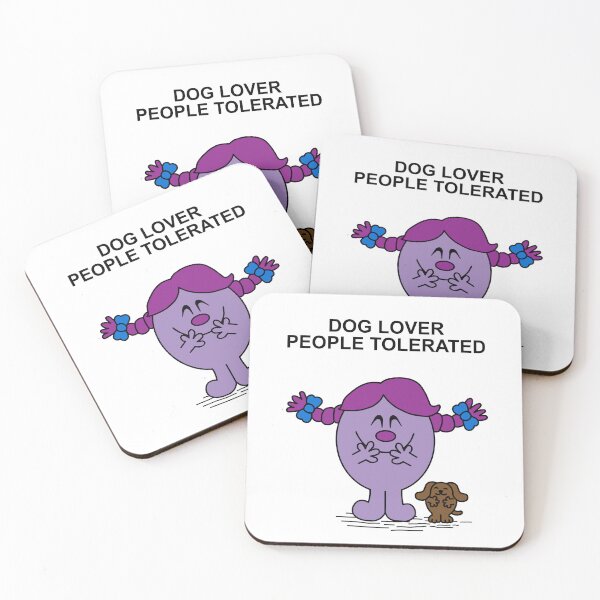 Item preview, Little Miss Dog Lover People Tolerated designed and sold by Scat the cat.
