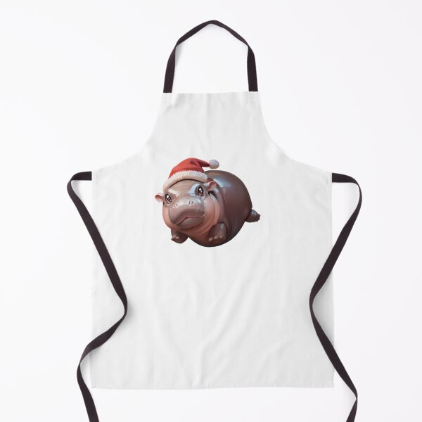 Item preview, Cute Christmas Moo Deng Hippo Illustration designed and sold by andasanc14.