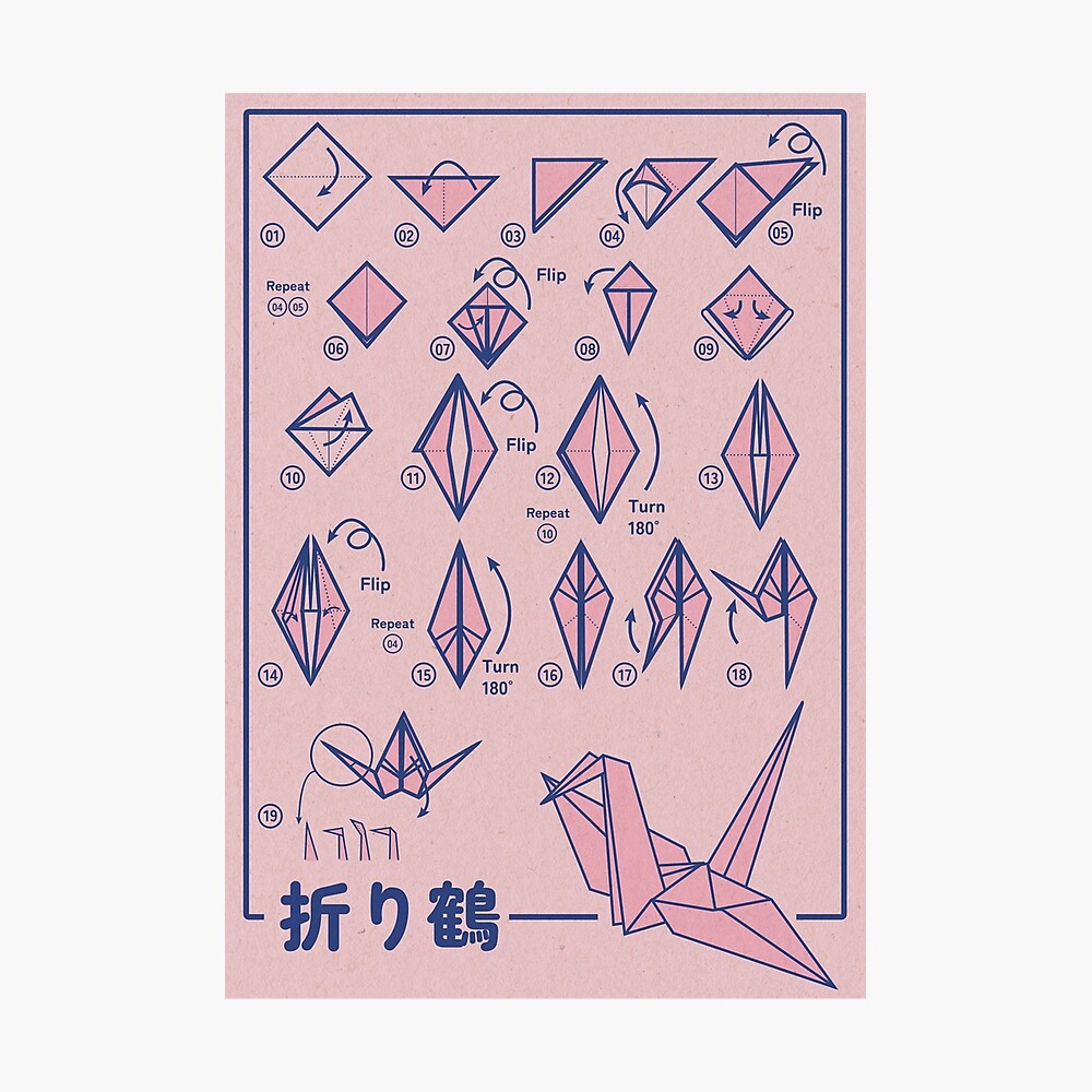origami - tsuru Poster