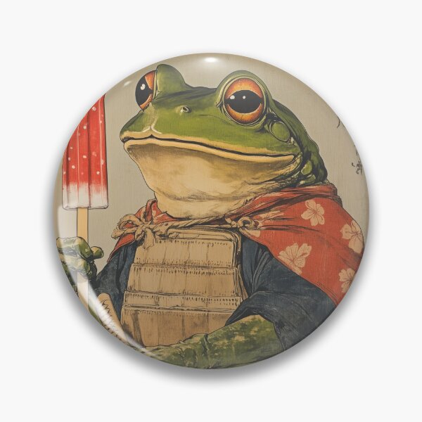 Item preview, Samurai Frog Popsicle designed and sold by gugacurado.