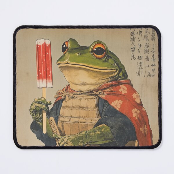 Item preview, Samurai Frog Popsicle designed and sold by gugacurado.