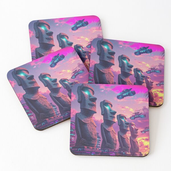 Item preview, Rapa Nui (Easter Island) - Cyberpunk designed and sold by FuturiTravel.