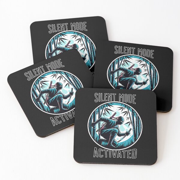 Item preview, Ninja Silent Mode Activated – Perfect for Introverts designed and sold by MagChoCreations.