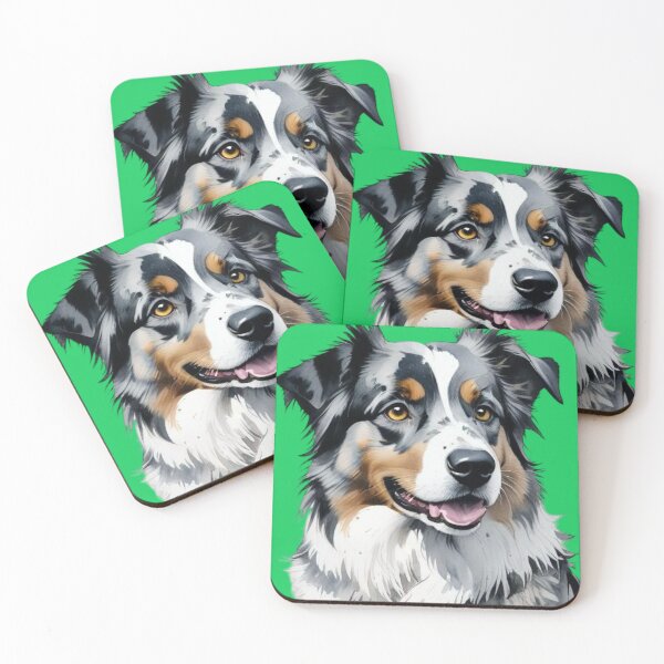 Item preview, Australia Shepherd in Blue Merle designed and sold by Farbenmieze.