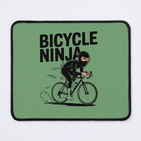Item preview, Bicycle Ninja Humor Graphic designed and sold by TeeGrit.