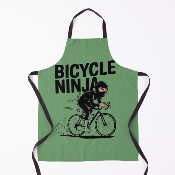 Item preview, Bicycle Ninja Humor Graphic designed and sold by TeeGrit.