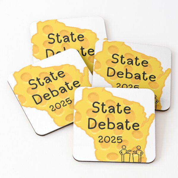 Item preview, Wisconsin State Debate 2025 designed and sold by GraphicCompass.