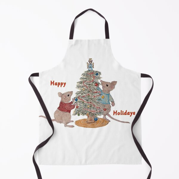Item preview, Tree Trimming Mice Happy Holidays designed and sold by PaintomimeHorse.