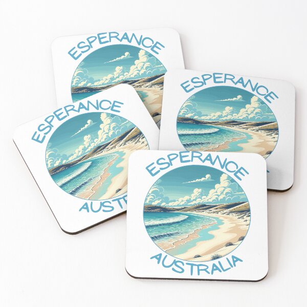 Item preview, Retro Esperance in Australia Art Travel Skyline designed and sold by MaateoDesign.