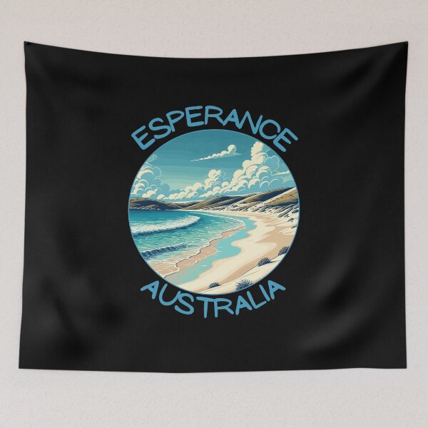 Item preview, Retro Esperance in Australia Art Travel Skyline designed and sold by MaateoDesign.