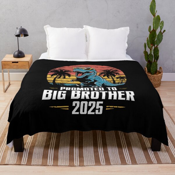 Item preview, Kids Promoted To Big Brother 2025 Dinosaur T-Rex Boys designed and sold by SlocifieShop.