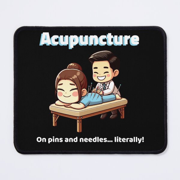 Item preview, Acupuncture On pins and needles... literally! designed and sold by MMMugsTeesNMore.