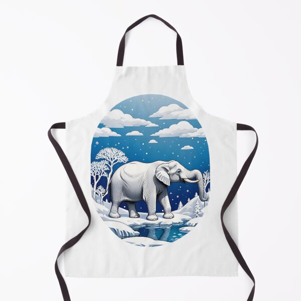 Item preview, White Snow Elephant designed and sold by Bunmigraphics .