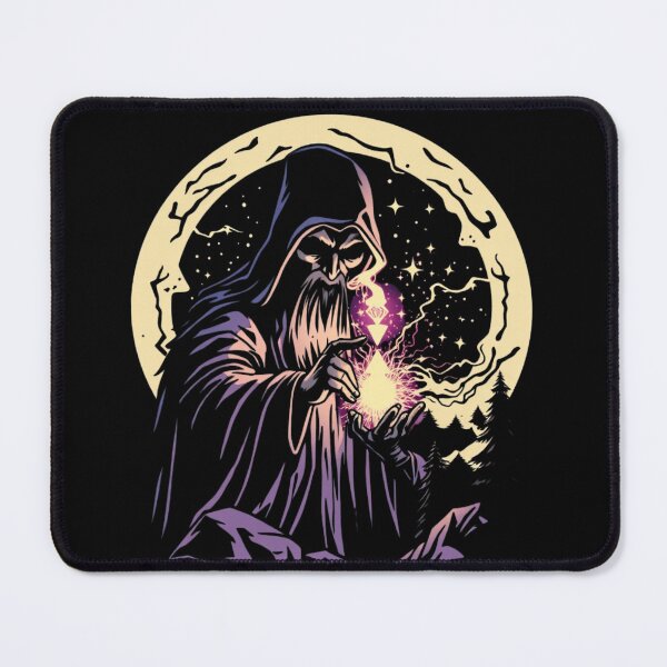 Item preview, Mystical Wizard Under the Moonlight designed and sold by hallwell.