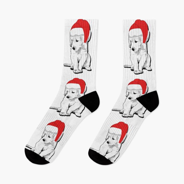 Artikelvorschau, Weihnachtswelpe - Entzückendes festliches Feiertagsdesign entworfen und verkauft von ArtsyExplorer.