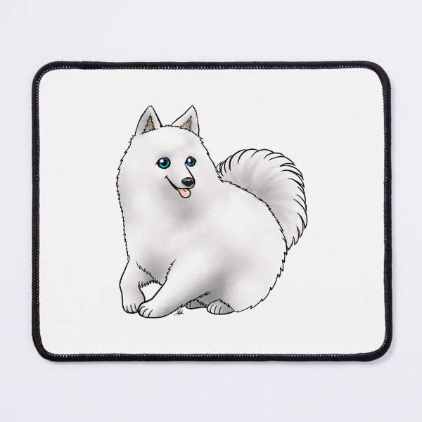 Item preview, Dog - Japanese Spitz - Blue Eyes designed and sold by Jennifer Stolzer.