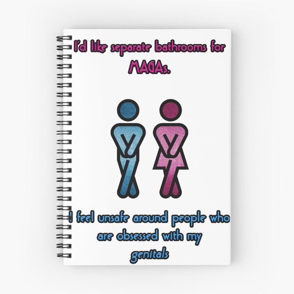 Item preview, Separate bathrooms for MAGAs! designed and sold by JadeRyder.