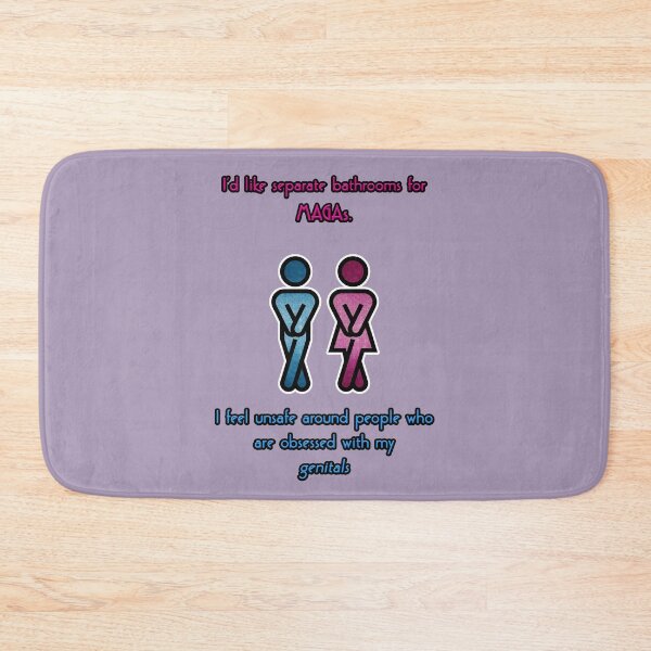 Item preview, Separate bathrooms for MAGAs! designed and sold by JadeRyder.