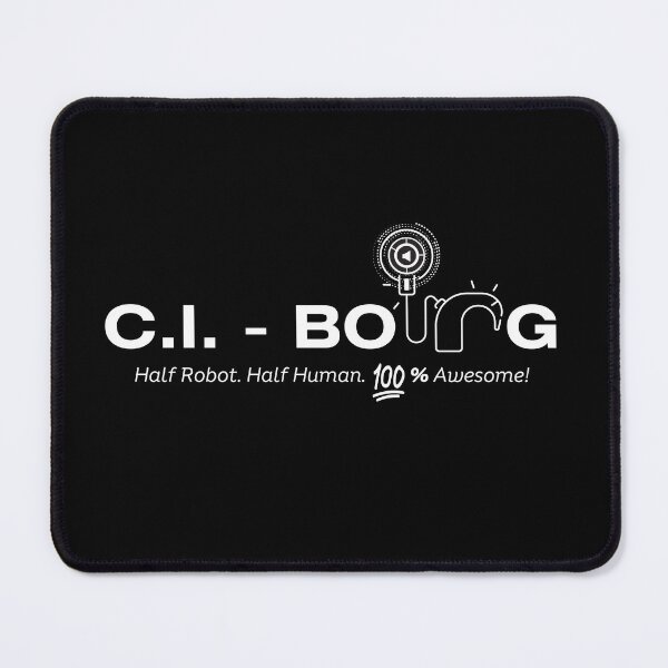 Item preview, C.I.Borg | Half Robot | 100% Awesome | Cochlear Implant designed and sold by SoundStyleShop.