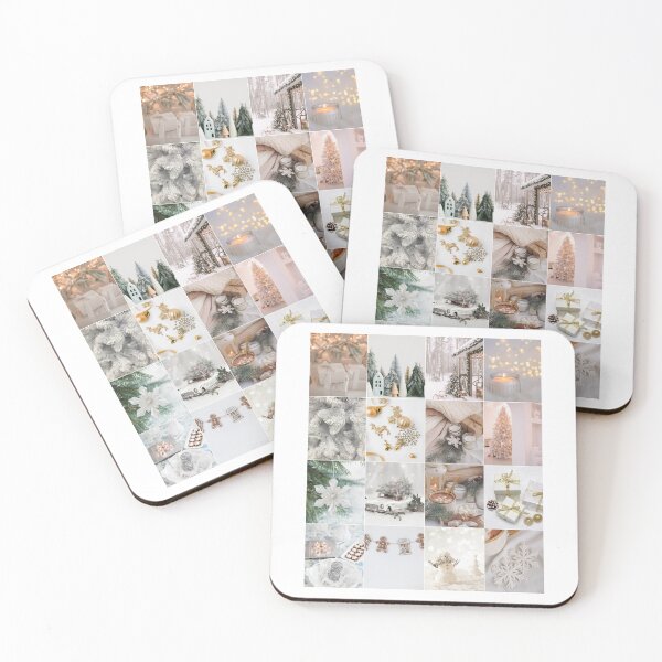 Item preview, White Christmas Photo Collage designed and sold by ColorfulPrints.