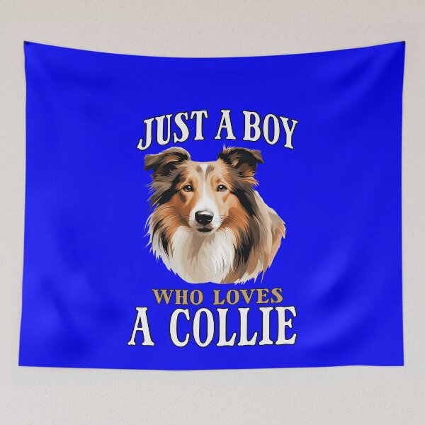 Item preview, Collie Pet Dog Owner Design Just A Boy Who Loves A Collie designed and sold by fantasticdesign.
