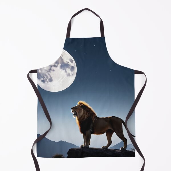 Item preview, Lion Silhouette At Moonlight designed and sold by Bunmigraphics .